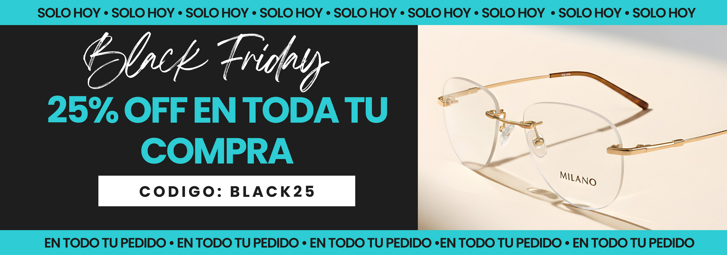 Black Friday - 25% OFF en todo el pedido